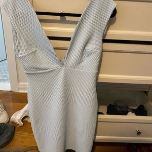 Asos deep v-neck dress